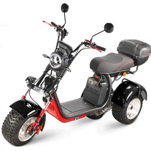 Электроскутер WHITE SIBERIA IKRA 5000W BLACK трицикл