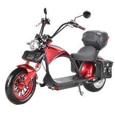 Электробайк WHITE SIBERIA WILD WHEEL RED 3950W
