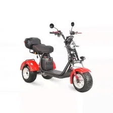 Трехколесный электроскутер трицикл Citycoco White Siberia Ikra 5000w Li-ion 60v 31Ah