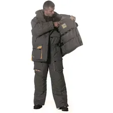 Костюм рыболовный зимний Canadian Camper SIBERIA (куртка+брюки) цвет stone, L