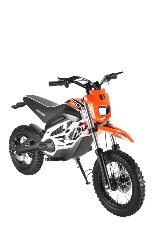 Детский электромотоцикл White Siberia SOCHI 1300W Оранжевый-4