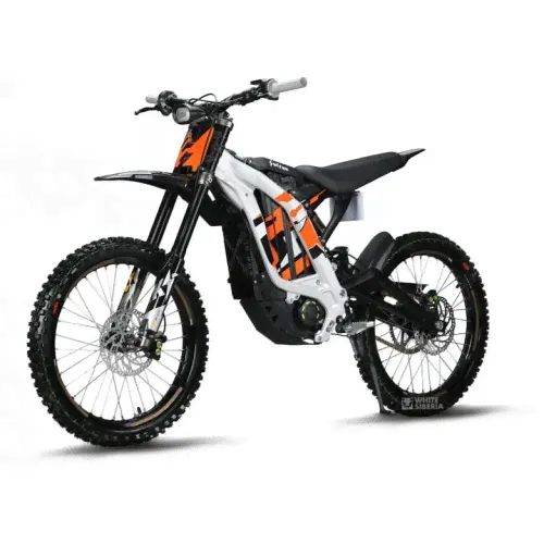 Электромотоцикл WHITE SIBERIA SUR-RON X Light bee 6000W серебро-0