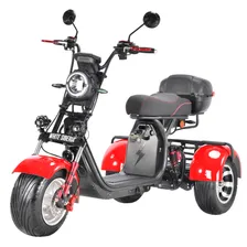 White Siberia ЭлектроскутерPRO TRIKE 3000W, красный