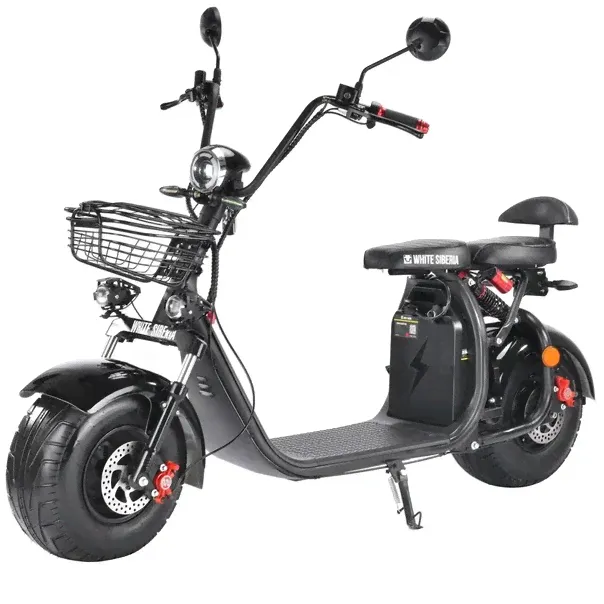 ЭЛЕКТРОСКУТЕР WHITE SIBERIA WS-PRO LIGHT 2000w Black